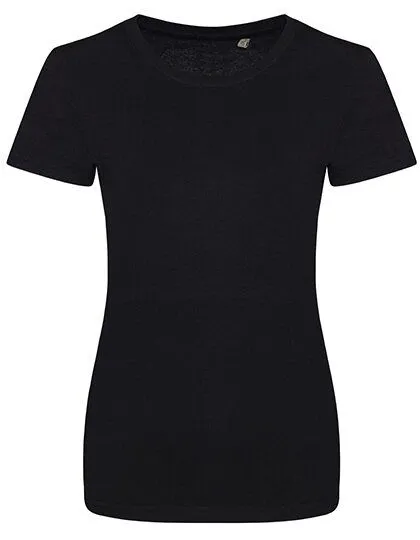 Ecologie by AWDis Ecologie by AWDis Cascades Organic Women´s T-Shirt Rundhals Bio-Baumwolle Vegan, Jet black, – Produktbild 2 von 3