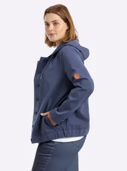 sheego Shirtjacke rauchblau – Produktbild 1 von 1