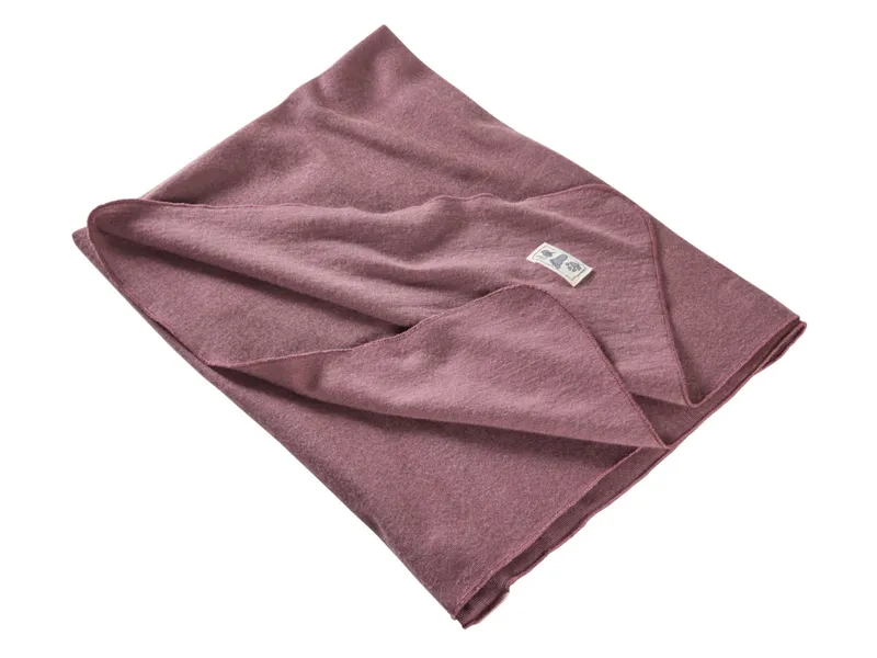 Lilano Lilano Babydecke Bio-Merinowolle Seide mauve Maße 80 x 90 cm, Rosa, – Produktbild 1 von 2