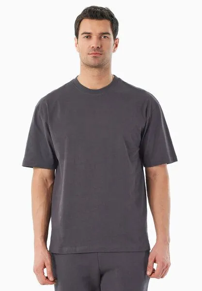ORGANICATION ORGANICATION TUSSEM | Essentials Travel Unisex T-Shirt aus Bio-Baumwolle, Shadow, – Produktbild 3 von 4