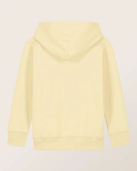 THE FACE OF ELEMENTS THE FACE OF ELEMENTS Playful Color Rush - Relaxed Fit Kids Hoodie aus 100% Bio-Baumwolle, Butterlemon (gelb), – Produktbild 4 von 4