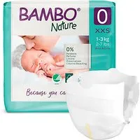 Bambo Nature Bambo Nature Windeln - Frühgeborene - Größe 0 - Packung mit 24 Windeln – Produktbild 1 von 1