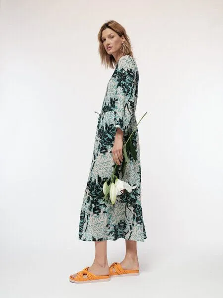 LANIUS LANIUS Midikleid Print Vintage Flower, Print: "vintage flower" green, – Produktbild 3 von 4