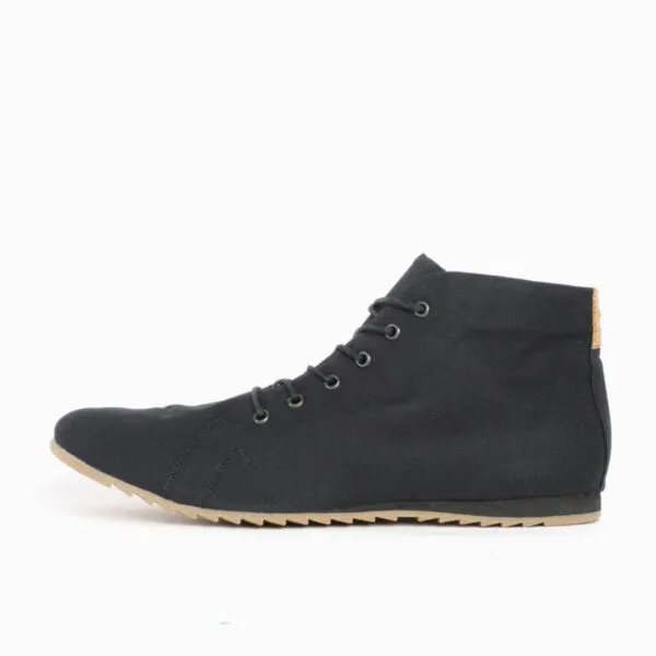 SORBAS SORBAS '66 veganer Sneaker aus Bio-Baumwolle (ungefüttert), Schwarz, – Produktbild 4 von 4