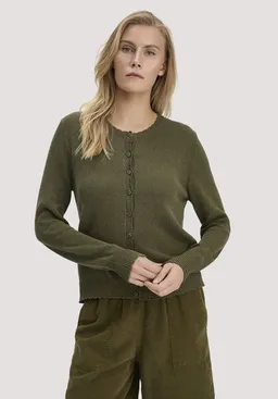 hessnatur hessnatur Strick Jacke Regular aus Leinen mit Baumwolle und Viskose – Produktbild 1 von 1
