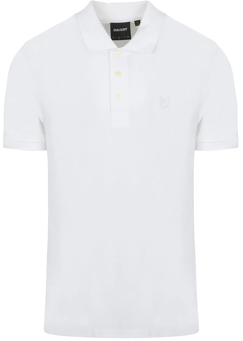 Lyle and Scott Lyle and Scott Tonal Eagle Polo Weiß - Größe L, Weiß, – Produktbild 1 von 5
