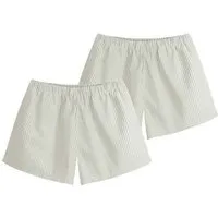 MELA MELA Pyjama Shorts Bundle Style VANIKA, Thymian / naturweiß gestreift, – Produktbild 1 von 1