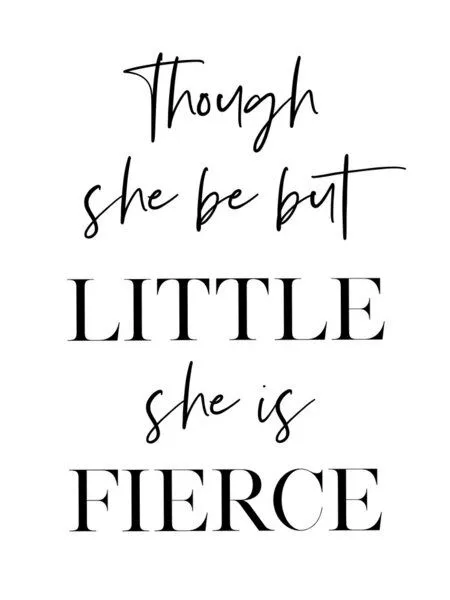 Photocircle Photocircle Poster / Leinwandbild - She is Fierce No2 – Produktbild 1 von 4