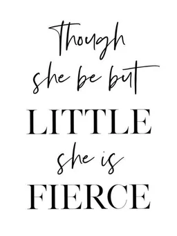 Photocircle Photocircle Poster / Leinwandbild - She is Fierce No2 – Produktbild 1 von 1