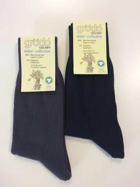grödo grödo Comfort Socke, Venen Socke, schwarz oder dunkelgrau 52162 unisex, Dunkelgrau, – Produktbild 2 von 4