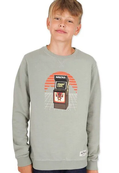 Band of Rascals Band of Rascals Arcade Sweat, Moos, – Produktbild 1 von 4