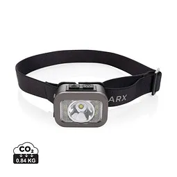 GearX Gear X Hochleistungs-Kopflampe aus RCS rPlastik, schwarz, grau, Schwarz / grau, – Produktbild 1 von 1