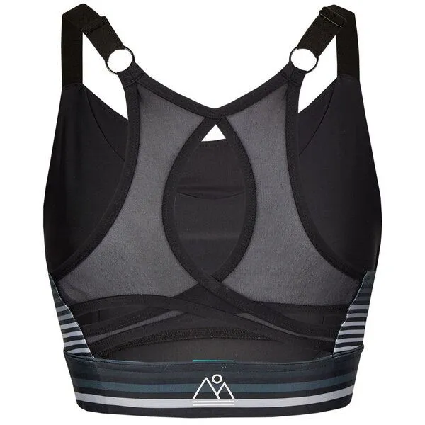 nice to meet me nice to meet me Athletic Bra, Night stripes, – Produktbild 2 von 3