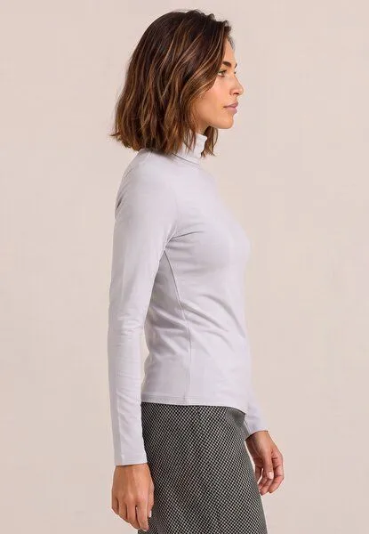 LANA Organic LANA Organic Rollkragenpullover, Modell Anna, Cloud, – Produktbild 3 von 4