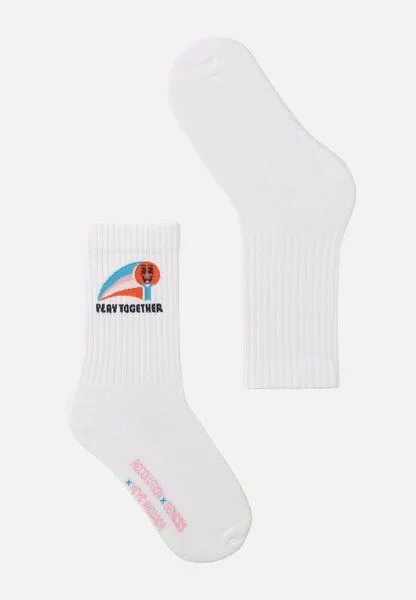 recolution Herren Socken aus Bio-Baumwoll Mix - BERGENIA PLAY TOGETHER - recolution, White (weiß), – Produktbild 1 von 1