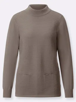Witt Stehkragenpullover taupe – Produktbild 1 von 1