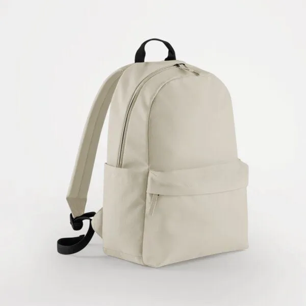 BagBase BagBase Rucksack Innentasche Seitentaschen gepolsterter Rücken Backpack, Beige (natural stone), – Produktbild 3 von 4