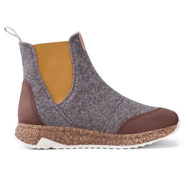 Doghammer Doghammer Chelsea Boot Damen aus kuscheliger Wolle - Arctic Wool Traveller, Gelb, – Produktbild 2 von 3