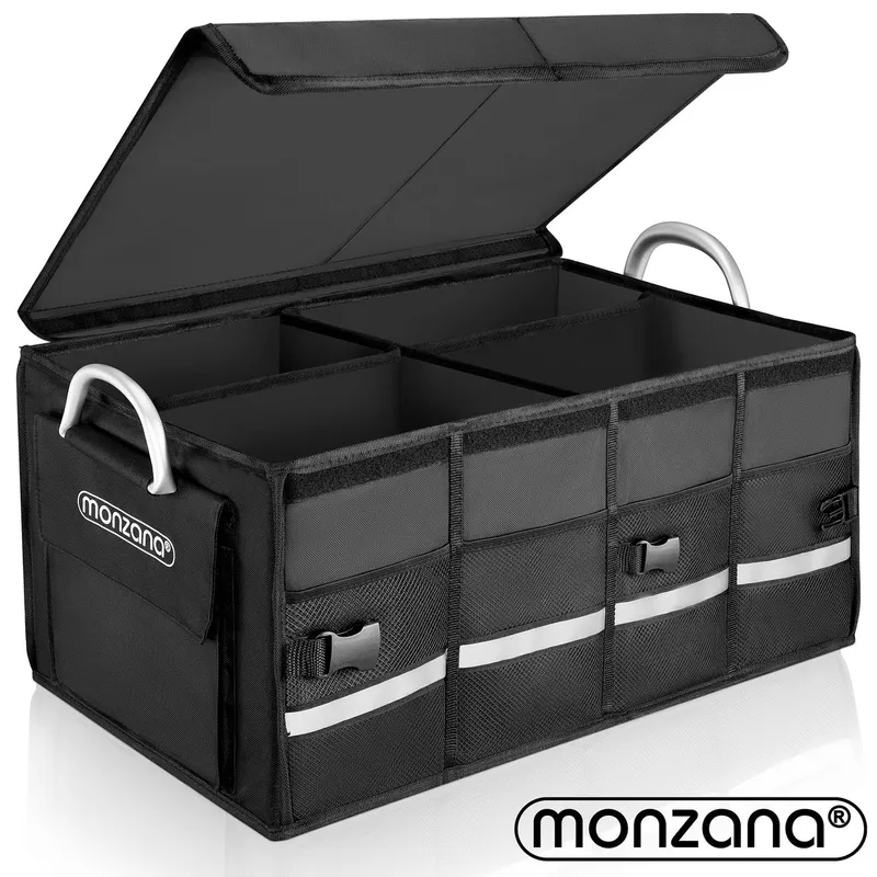Casaria® Casaria monzana Kofferraumtasche Schwarz 60x35x30cm – Produktbild 1 von 1