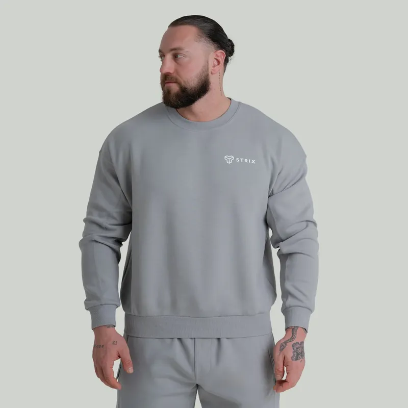 GymBeam OG1 STRIX Sweatshirt Relaxed ZOA in Smoke S – Produktbild 1 von 1