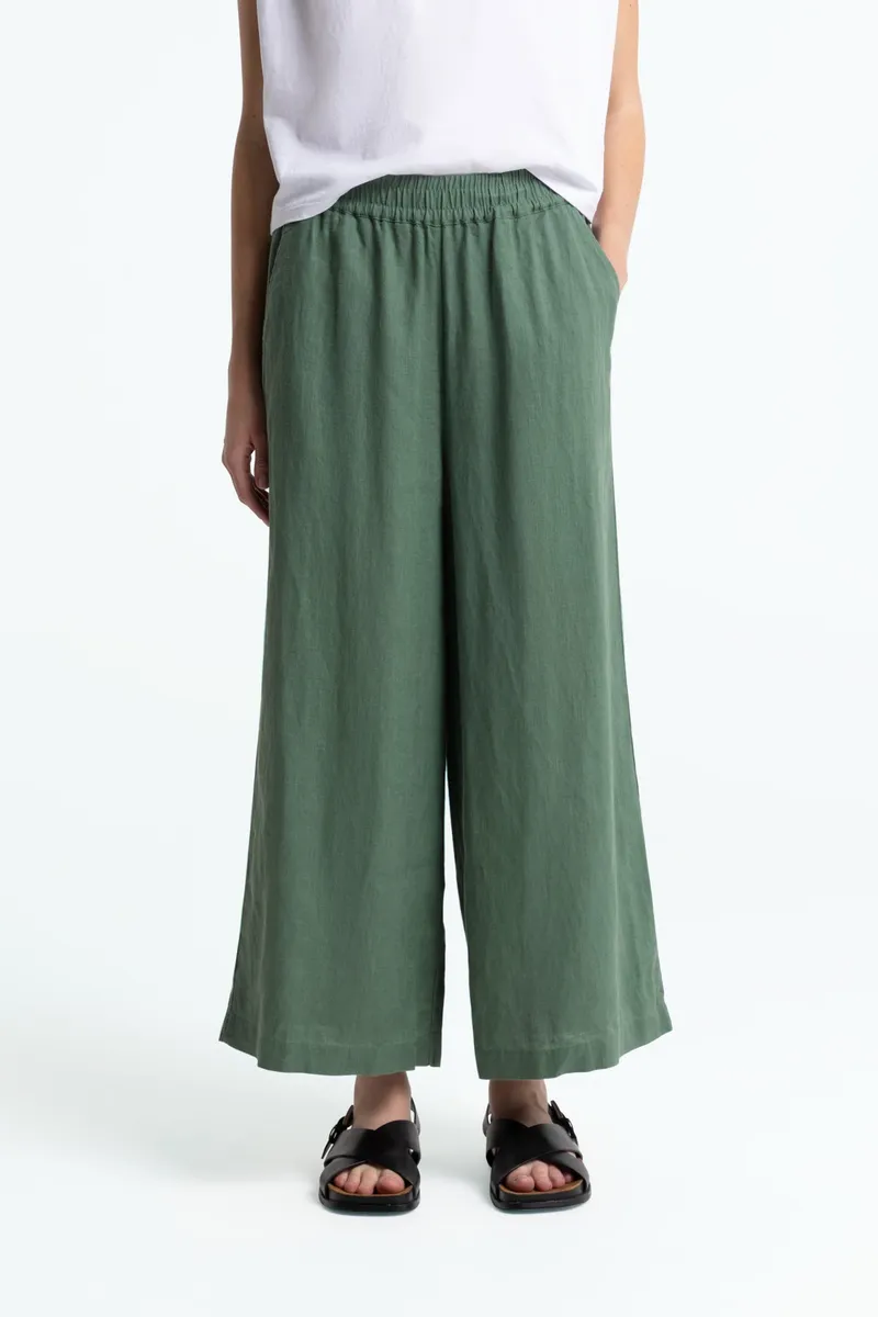 Kings Of Indigo Kings of Indigo Damen vegan Hose Hazel Dunkelwaldgrün, Dunkelgrün, – Produktbild 1 von 2