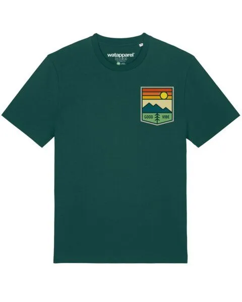 watapparel watapparel T-Shirt Unisex Good Vibe, Glazed green, – Produktbild 1 von 3