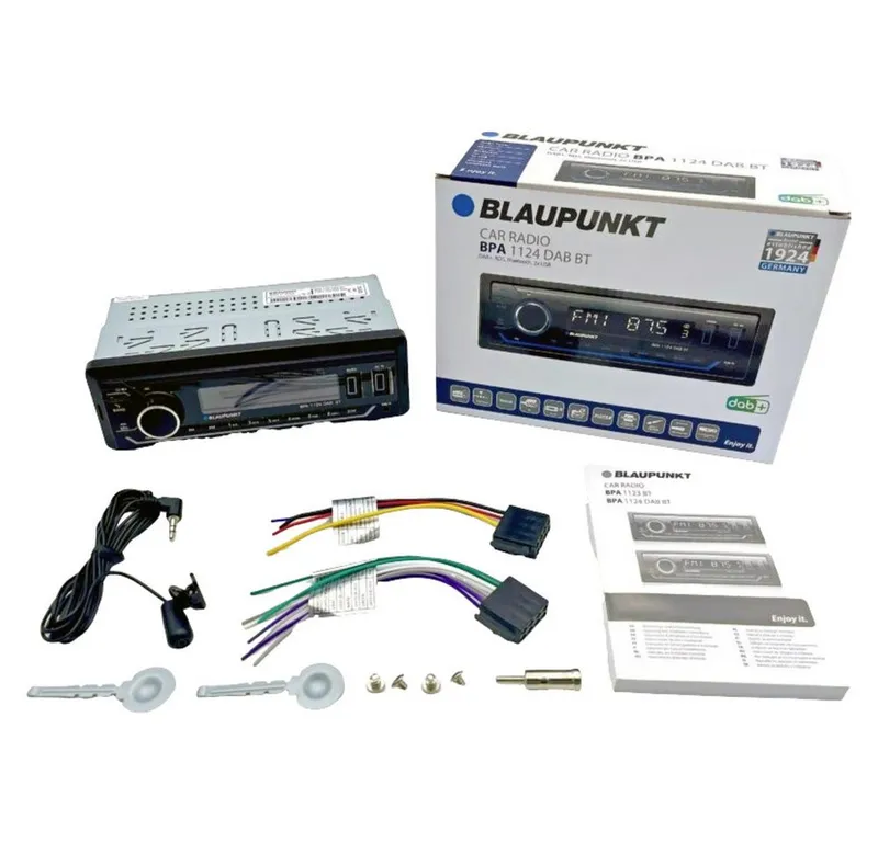 Blaupunkt Blaupunkt BPA 1124 DAB BT Autoradio Bluetooth®-Freisprecheinrichtung, Schwarz, – Produktbild 2 von 4