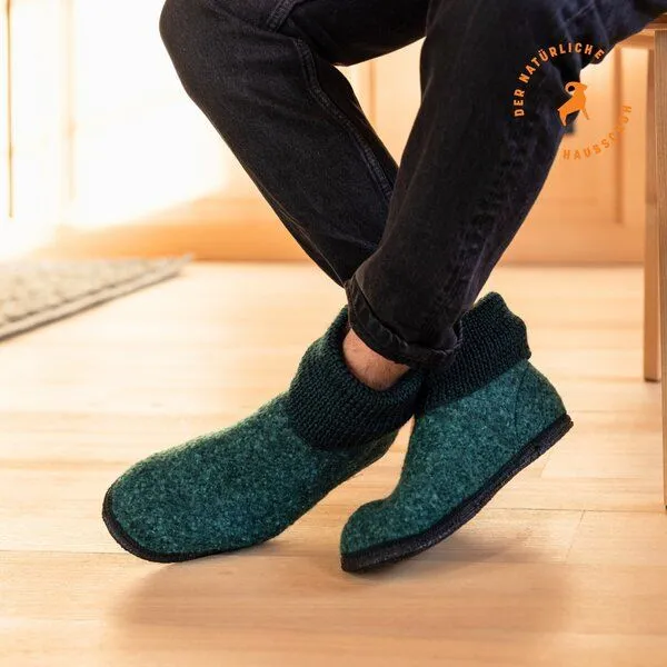 Gottstein Gottstein Hüttenschuhe Wool Venture High, Grün, – Produktbild 4 von 4