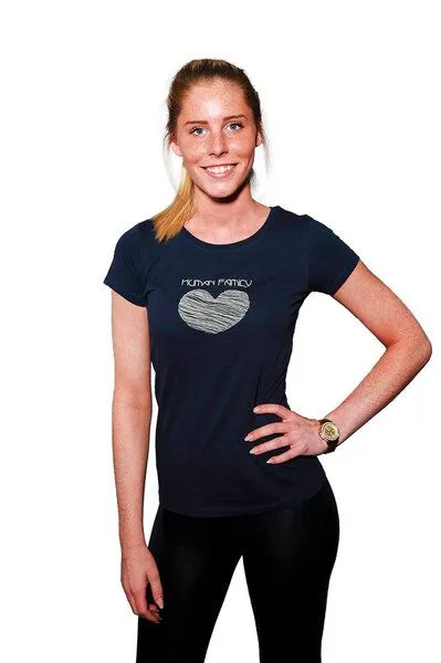 Human Family Human Family- Bio Shirt "Believe Big Heart", Weiss, – Produktbild 4 von 4
