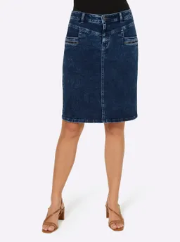heine Jeansrock blue-stone-washed – Produktbild 1 von 1