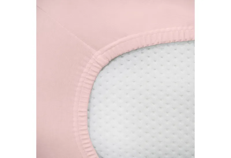 Traumschloss Kissenbezug Flex, (1 Stück), Edel-Jersey, mit Reißverschluss, Seitenschläferkissen, Rosa, – Produktbild 3 von 4