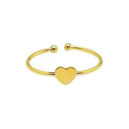 ELEKTROPULLI Größenverstellbarer Fine Heart Ring ca. Ø 17 - 19mm von Elektropulli – Produktbild 1 von 1