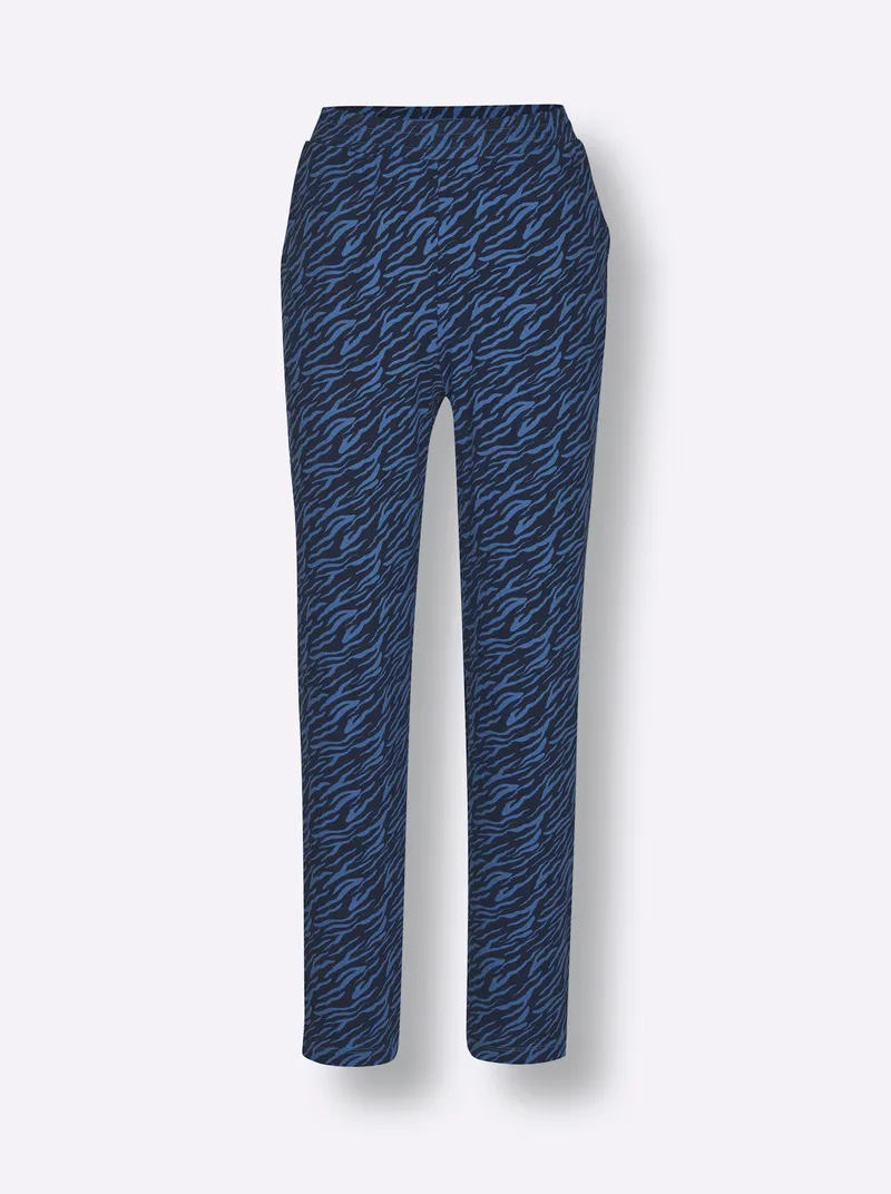feel good Hose marine-mittelblau, Marine-mittelblau, – Produktbild 1 von 2