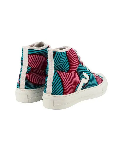 PANAFRICA PANAFRICA Atlas - African Fair Trade Sneaker, Grenadille (pink), – Produktbild 4 von 4