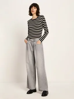 LANIUS LANIUS Marlenejeans mit Bundfalte (GOTS) aus Bio-Baumwolle – Produktbild 1 von 1