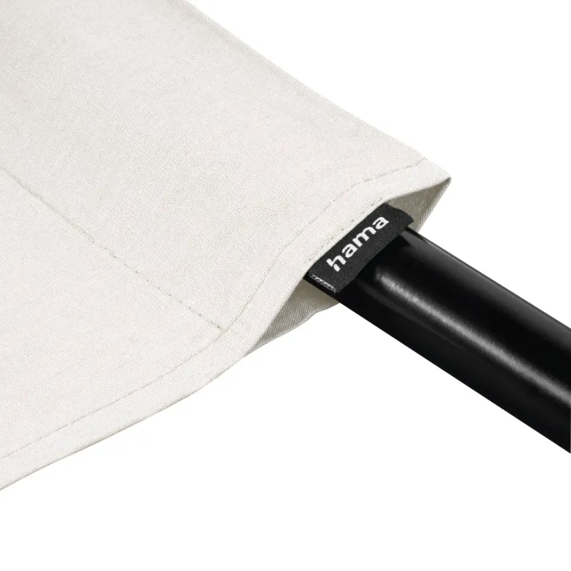 Hama Hama Fotostudio-Hintergrund, Stoff, 2,95 x 6 m, Weiß, – Produktbild 3 von 5
