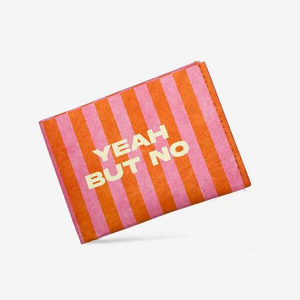 paprcuts paprcuts RFID Portemonnaie, Yeah but no (pink orange), – Produktbild 1 von 4