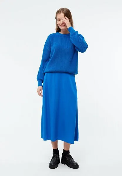 Givn Berlin Givn Berlin Strickpullover GBARIA loose Fit aus Bio-Baumwolle, Electric blue, – Produktbild 2 von 4