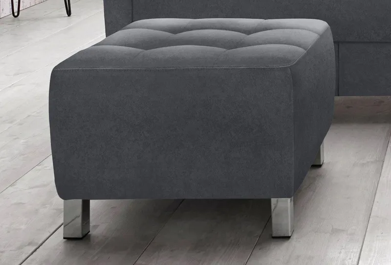 sit&more Hocker Pablo, Grau, – Produktbild 3 von 5