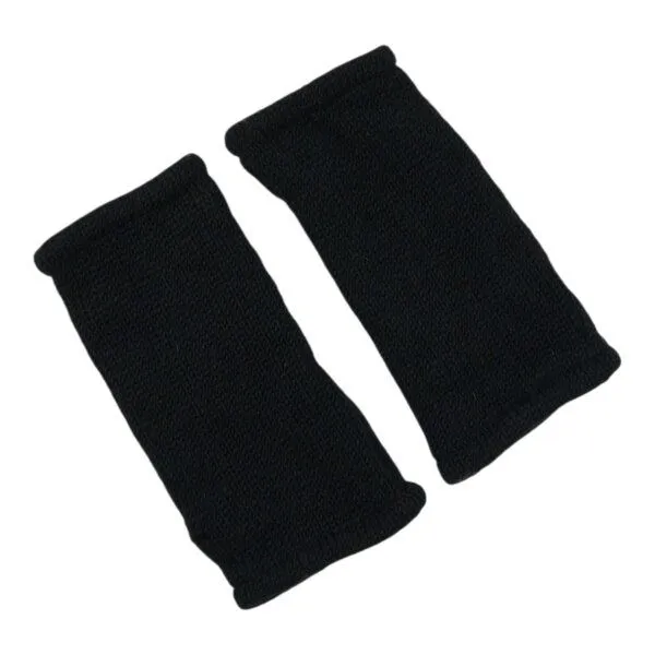 short'n'pietz short'n'pietz Schurwollhandstulpen, handgestrickt, Schwarz, – Produktbild 1 von 1
