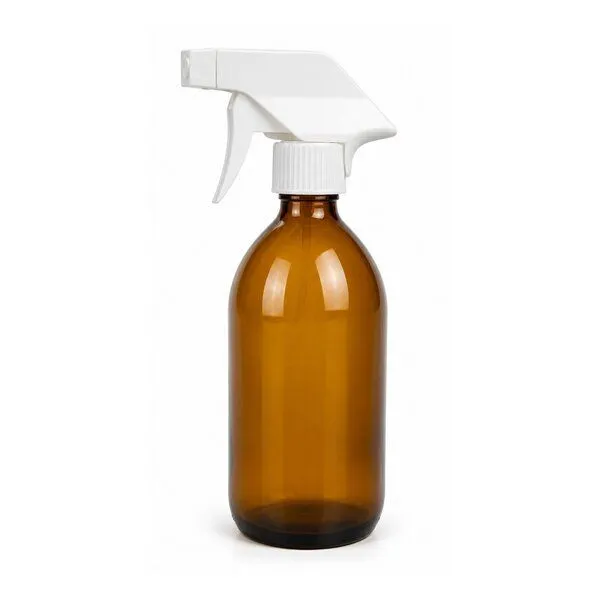 mikken mikken Sprühflasche 250 ml | 500 ml braun + klar Glas, Braun, – Produktbild 2 von 3