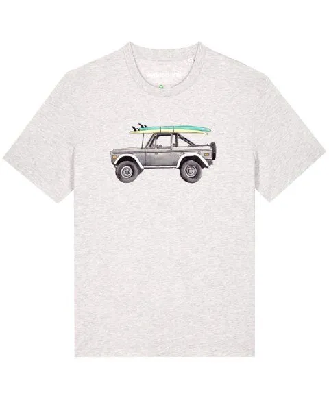 watapparel watapparel T-Shirt Unisex Surf Pickup, Cool heather grey, – Produktbild 1 von 4