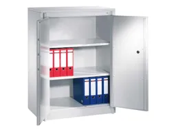 C+P C+P Feuergeschützte Flügeltürenschrank lichtgrau B 93 cm, H 122,6 cm – Produktbild 1 von 1