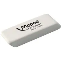 Maped Maped Radierer "Dessin" aus Naturkautschuk, weiß, mittel, 5,4 x 1,8 cm – Produktbild 1 von 1