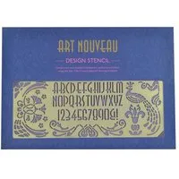 another studio another studio ART NOUVEAU - Design Schablone / Zeichnungsvorlage – Produktbild 1 von 1