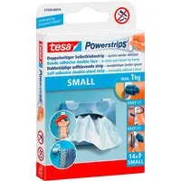 Tesa tesa Doppelseitige Selbstklebestrips 'Powerstrips' small, 14 Stk. – Produktbild 1 von 1