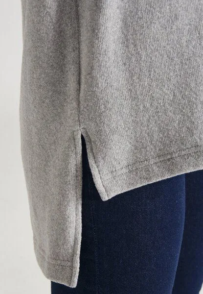 Givn Berlin Givn Berlin Damen Hoodie aus recycelter Baumwolle "Mona", Light grey, – Produktbild 4 von 4