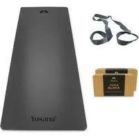 Yosana Yosana Yogamatten Starter Set 4-Teilig, Grau, – Produktbild 1 von 1