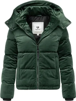 ragwear ragwear Steppjacke Roobie Velvet YOUMODO Gesteppte Teddyjacke in Samtoptik mit Kapuze – Produktbild 1 von 1
