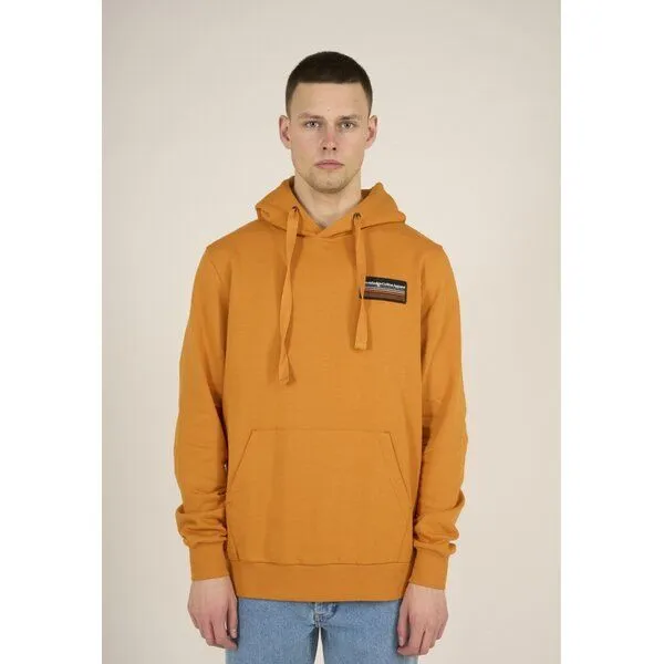 KnowledgeCotton Apparel KnowledgeCotton Apparel Oversize Kapuzenpullover aus Bio-Baumwolle - Vegan, Gelb (desert sun), – Produktbild 1 von 1